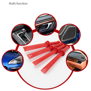 Lot de 4 grattoirs en plastique résistants aux produits chimiques, <span class=keywords><strong>3</strong></span>/4 ", 7/8 ", 1 ", 1-1/2 ", outil de décapage sans rayures - Product Image 5