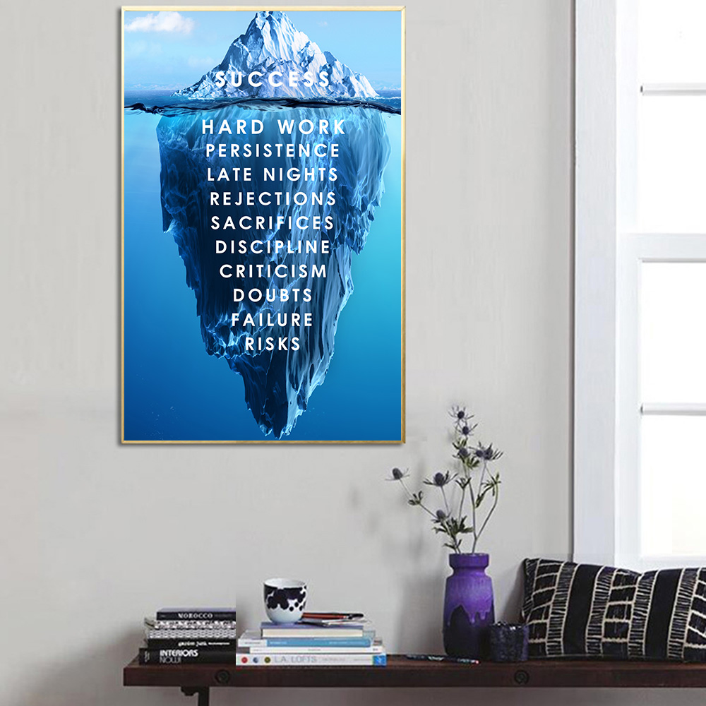 blue Unframed
