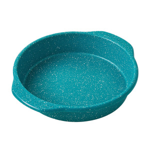 Suncity Round Pizza Pan Teflon Coated Carbon Steel Oven Safe Baking Dish For Pizzas And Cakes - Product Image 3