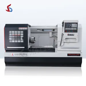 Ck6140 Ck6150 Chinese Prijs Automatische Mini Cnc Draaibank Machine Yunnan Casting Integrale Bed