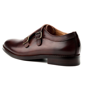 Hecho a mano de goma duradera zapatos para hombres de correa de monje vestido de los hombres zapatos - Product Image 5