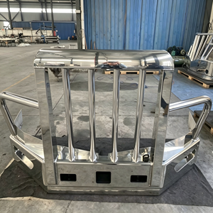 Parachoques de Protección Delantero de Aleación de Aluminio Premium para Camiones Americanos, Barra Protectora Contra Ciervos para MAN TGX <span class=keywords><strong>2023</strong></span> - Product Image 4