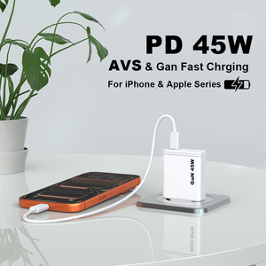 <span class=keywords><strong>Chargeur</strong></span> AVS 45W Type C KC GS CE ROHS ultra fin, adaptateur de <span class=keywords><strong>chargeur</strong></span> universel pour téléphone portable, <span class=keywords><strong>chargeur</strong></span> mural Gan 45W pour <span class=keywords><strong>iPhone</strong></span> Samsung - Product Image 2