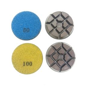 Discos de resina de etiquetado negro integral OEM personalizables para una dureza de hormigón media para uso en seco y húmedo entre 2 y - Product Image 2