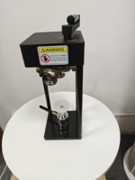 Machine de scellage haute fréquence manuelle pour canettes en acier inoxydable et PET, scelleuse de canettes pour boissons et produits chimiques, facile à utiliser pour canettes de soda, bière et jus