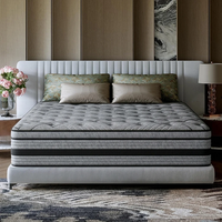 Matelas ergonomique sous vide, taille King, surface tricotée douce, sommeil confortable, faible coût de transport, installation et rangement quotidiens faciles