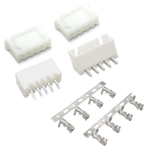 ขั้วต่อแบบ XH Series ไนลอน 66 ฟอสเฟอร์บรอนซ์ ทองเหลือง ระยะห่างระหว่างขั้ว 2.5 มม. ขั้วต่อสายไฟเข้าบอร์ด แบบ Crimp Terminal - Product Image 1