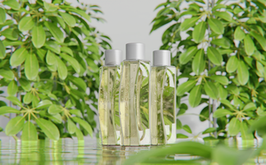 PET PCR-botella de loción de color degradado HDPE, botellas de color mate de tacto suave de 250ml, envase de embalaje de belleza redondo hexagonal de <span class=keywords><strong>nuevo</strong></span> diseño - Product Image 3