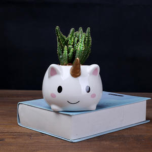 <span class=keywords><strong>Maceta</strong></span> suculenta <span class=keywords><strong>de</strong></span> <span class=keywords><strong>unicornio</strong></span>, <span class=keywords><strong>maceta</strong></span> <span class=keywords><strong>de</strong></span> cerámica para flores, <span class=keywords><strong>maceta</strong></span> <span class=keywords><strong>de</strong></span> animales <span class=keywords><strong>de</strong></span> dibujos animados, contenedor <span class=keywords><strong>de</strong></span> plantas, macetas verdes, macetas pequeñas para bonsái - Product Image 2