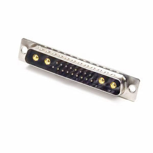 ขั้วต่อแบบ D-sub 21W4 ชนิดขาตรง รองรับกระแสสูง 21W4  ขาชุบทอง สำหรับเชื่อมต่อสายเคเบิล - Product Image 1