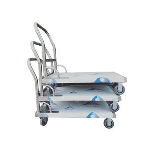 रसोई रेस्तरां खाद्य घटक संगठन के लिए पहियों के साथ 5 टियर स्टेनलेस स्टील मसाला ट्रॉली मोबाइल भंडारण कार्ट - Product Image 4