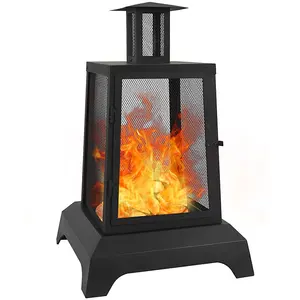 Fabriek Groothandel Grote 44 ''Hoge Houtbrandende Vuurplaats Stalen Tuin Open Haard Chimineas