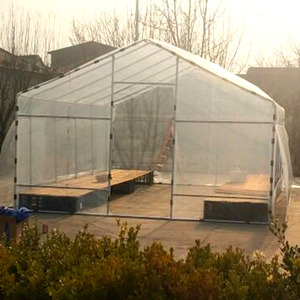 อุโมงค์พลาสติก PE flim เรือนกระจกสำหรับผักดอกไม้ - Product Image 4