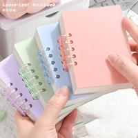 Carnet de notes A7 mini à spirale avec couverture en PVC, bloc-notes de poche pour étudiants, affaires, voyages, personnalisable