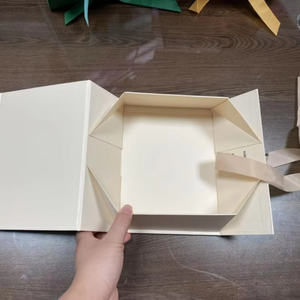 Wholesale Stock Luxury Magnetic Gift Box Custom Christmas Paper <b>Packaging</b> Rigid Folding Box - Product Image 3