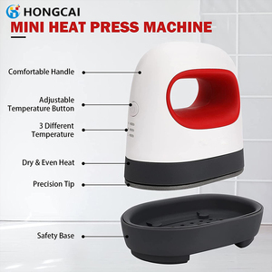 Mini presse à transfert thermique, 220V, machine compacte et portable pour projets de bricolage, vêtements faits main et fournitures de couture - Product Image 5