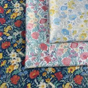 Tissu popeline imprimé 100% coton super doux 120 g/m² personnalisé pour vêtements - Product Image 1