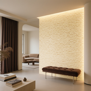 Panel de Pared con Textura Cóncava de Cubo 3D <span class=keywords><strong>Mate</strong></span> para Decoración Interior Sencilla de Casas y Alojamientos - Product Image 6