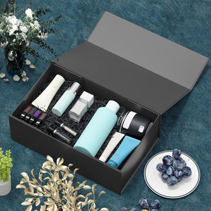 Cajas de cartón personalizadas blanco negro zapatilla embalaje zapato plegable caja de regalo de papel magnético con logotipo - Product Image 5