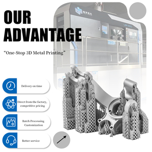 บริการพิมพ์สามมิติแบบกำหนดเองด้วยไทเทเนียมด้วยเทคโนโลยี SLM ให้บริการวัสดุสำหรับอุปกรณ์อุตสาหกรรม SLS SLM ชิ้นส่วนโลหะที่ปรับแต่งได้ความแม่นยำสูง - Product Image 3