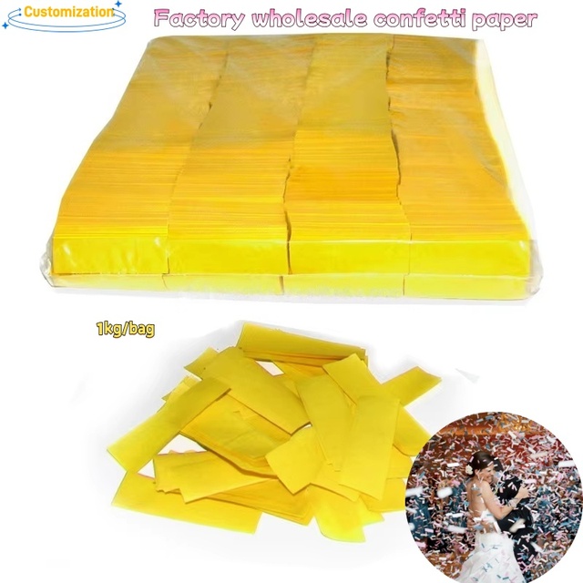 Factory Delivery Fire Resistant Die Cut Irregular Confetti Pieces Glitter Infused for Concert Confetti Cannon