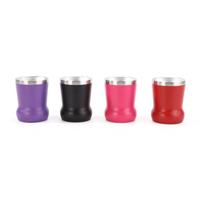 Stainless Steel Insulated Tumbler Red Belly Cup Double Wall Camping Coffee Mug Compact Mini Outdoor Use - Product Image 4
