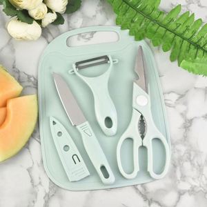 Juego de Cuchillos de Cocina Coloridos de 4 Piezas, Juego de Cuchillos para Frutas, Juego de Cuchillos de Cocina de Acero Inoxidable - Product Image 6