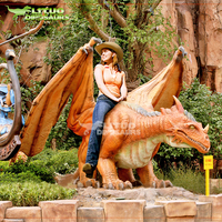 Dinosaure animatronique mobile T-rex à chevaucher