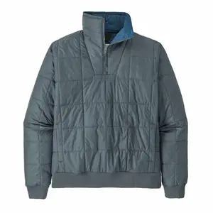 High Quality Lightweight Quilted Men's Pullover Jackets Winter Wear Waterproof Windproof Insulated Padded Jacket