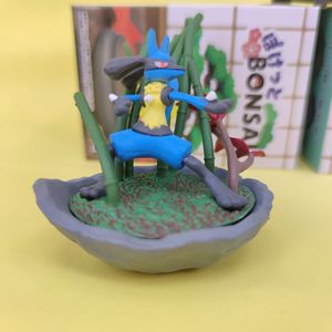 Pokemones Pocket Botanical Re Ment Figurine miniature de collection Pokemones Pocket Bonsai Ensemble complet 6 pièces Jouets en PVC pour enfants Cadeaux - Product Image 3