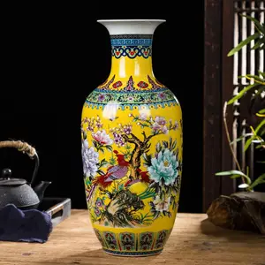 Керамическая декоративная ваза для винного шкафа в китайском стиле