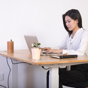 Văn Phòng Máy Tính Để Bàn Điện Ngồi Và Đứng Ngồi Máy Tính Để Bàn Chiều Cao Có Thể Điều Chỉnh Văn Phòng Bàn Tre Bảng Top Tre Máy Tính Để Bàn - Product Image 3