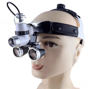 Loupe médicale à condensateur LED en plastique à fixation sur tête pour dentisterie et ORL, grossissement 2,5x et 3,5x, modèle GA324, pour le commerce international - Product Image 1