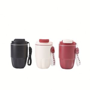 Taza de Café Mini de Acero Inoxidable 304/201 de 350 ml, con Aislamiento Térmico de 6-12 Horas, Diseño Portátil para Uso en el Hogar y la Oficina - Product Image 1