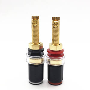 ขั้วต่อลำโพงเคลือบสีอบขนาด 65 มม., ขั้วต่อทองแดงแท้, ช่องเสียบปลั๊กกล้วยชุบทอง, ไม่ต้องบัดกรี - Product Image 2