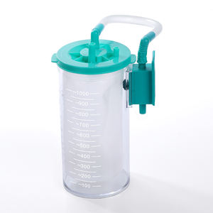 Recipiente de <span class=keywords><strong>Drenaje</strong></span> Médico Desechable de 1000 ml, Hispa, Certificado ISO 13485, <span class=keywords><strong>para</strong></span> Quirófano, Sala de Cirugía, Clase I, Modelo Verde - Product Image 2