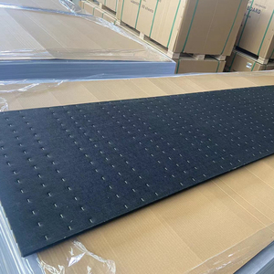 Panneau acoustique entier noir Plaque inférieure auto-traitant Panneau d'<span class=keywords><strong>isolation</strong></span> <span class=keywords><strong>phonique</strong></span> en fibre de polyester 9mm - Product Image 2