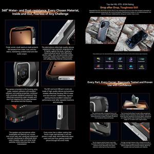工厂价 Blackview Oscal Pilot 3 耐用手机 7500mAh 电池 12GB+256GB 夜视摄像头 Android 15 NFC 5G 手机 - Product Image 4