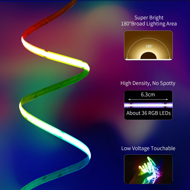 Intelligent RGB LED Light Strip Set