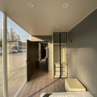 Casa Móvil de Lujo de 2 Pisos Tipo Cabaña Apple, Muebles para Casa Prefabricada Pequeña, Casa Cápsula Modular con Panel Sándwich para Villas