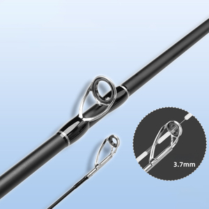 <span class=keywords><strong>Canne</strong></span> à pêche spinning/casting en fibre de carbone 1,98 m pour eau salée et eau douce, poignée EVA, action rapide, pour la pêche au bar et au grouper - Product Image 4