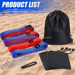 Kit de marquage de <span class=keywords><strong>terrain</strong></span> pour volleyball de plage, accessoires d'entraînement en plein air, <span class=keywords><strong>ligne</strong></span> de démarcation pour les sports sur herbe et les fêtes de plage - Product Image 3