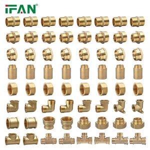 IFAN 1/2 ''-2'' cw617 bằng nhau giảm tốc nữ nam chủ đề đồng thau khớp nối khuỷu tay nối Union TEE cắm Adapter núm vú Đồng phù hợp - Product Image 1