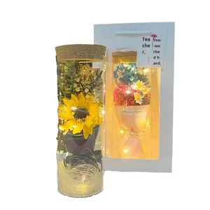 Regalo para el Día del Maestro, Flores Secas de Gypsophila, Flores de Jabón, Flores Preservadas, Ramo Eterno, Decoración para Ventanas, <span class=keywords><strong>Bolsa</strong></span> de Regalo - Product Image 5
