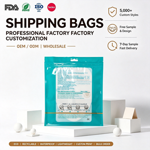 Sacs d'expédition en papier en gros, sacs postaux personnalisés en kraft à bulles, enveloppes d'emballage rembourrées, sacs <span class=keywords><strong>express</strong></span> - Product Image 1