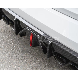 New 3D Brakelight Style Dry Carbon Fiber Bumper 3K/6K/12K <b>Weave</b> Glossy/Matte Finish for G80 G81 M3 G82 G83 M4 - Product Image 4