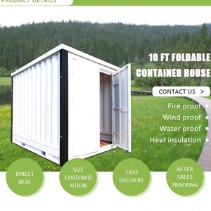 Lưu trữ <span class=keywords><strong>container</strong></span> house10 chân gấp có thể tháo rời lắp ráp 10ft gấp lưu trữ prefab <span class=keywords><strong>container</strong></span> nhà - Product Image 5