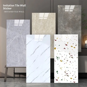 Autocollants muraux imitation marbre, design moderne, décoration murale, <span class=keywords><strong>fond</strong></span> mural, imperméable, résistant à l'humidité, anti-huile - Product Image 2