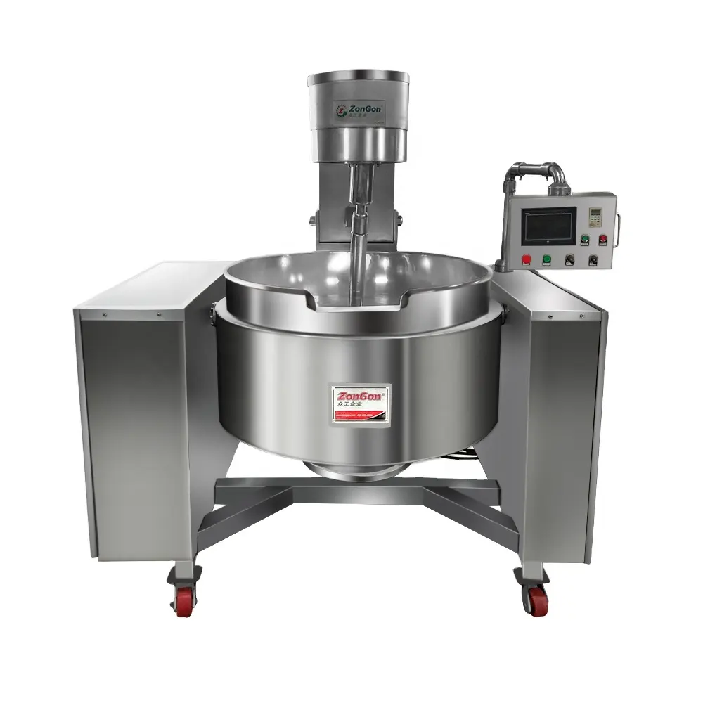 600L Jam Making Machine / Strawberry Jam Cooking Pot / Jacketed Kettle For Jam