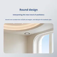 Grille de ventilation d'extraction et de retour d'air moderne en plastique, ultra-mince, sans cadre, invisible et encastrée, avec installation facile